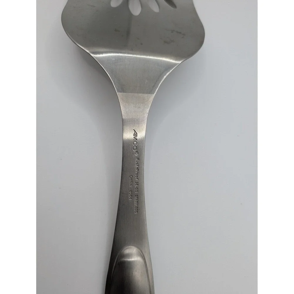 AMCO Stainless Slotted Spatula‎ 18/10 Rust Proof